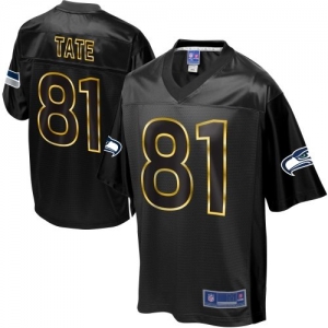 Pro Line Men's Seattle Seahawks Golden Tate Black Fashion Jersey