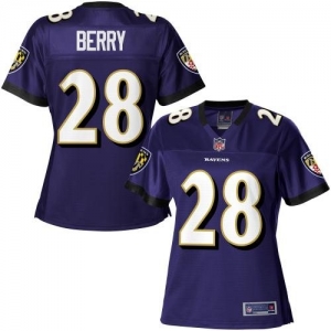 Pro Line Women's Baltimore Ravens Damien Berry Team Color Jersey