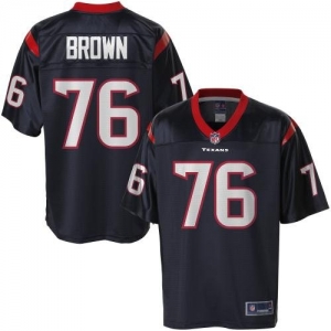 Pro Line Men's Houston Texans Duane Brown Team Color Jersey