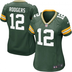 Nike Aaron Rodgers Green Bay Packers Women's Game Jersey - Green