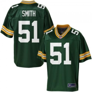 Pro Line Men's Green Bay Packers D.J. Smith Team Color Jersey