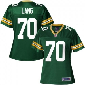 Pro Line Women's Green Bay Packers T.J. Lang Team Color Jersey