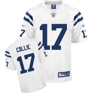 Reebok NFL Equipment Indianapolis Colts #17 Austin Collie White