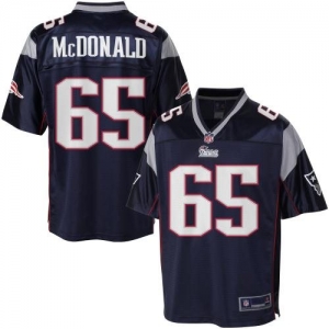 Pro Line Men's New England Patriots Nick McDonald Team Color Jer