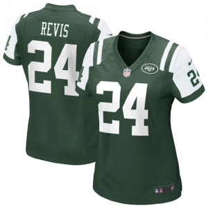 Nike Darrelle Revis New York Jets Youth Girls Game Jersey - Gree