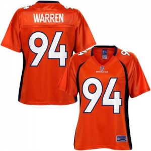 Pro Line Women's Denver Broncos Ty Warren Team Color Jersey