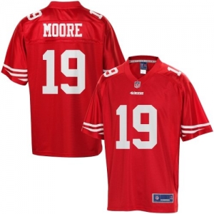 Pro Line Men's San Francisco 49ers Marlon Moore Team Color Jerse