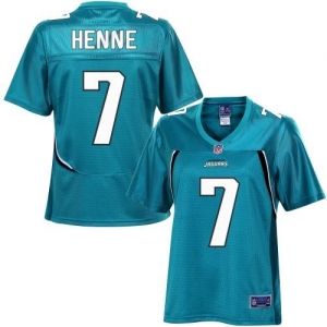 Pro Line Women's Jacksonville Jaguars Chad Henne Team Color Jers