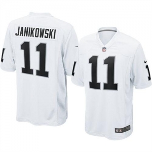 Nike Oakland Raiders Sebastian Janikowski Game Jersey - White