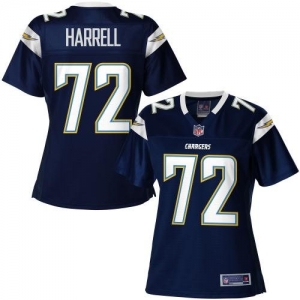 Pro Line Women's San Diego Chargers Logan Harrell Team Color Jer