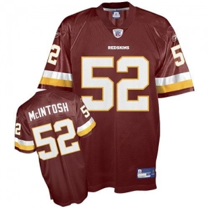 Reebok Washington Redskins Rocky McIntosh Premier Replica Jersey