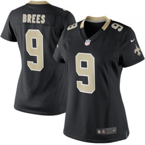 Nike Drew Brees New Orleans Saints Women's Game Jersey - Black