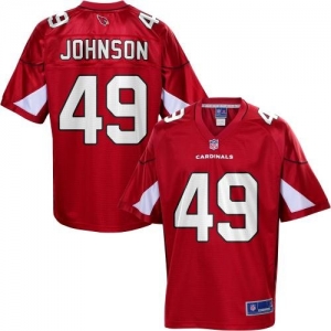 Pro Line Men's Arizona Cardinals Rashad Johnson Team Color Jerse