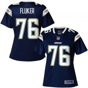 Pro Line Women's San Diego Chargers D.J. Fluker Team Color Jerse