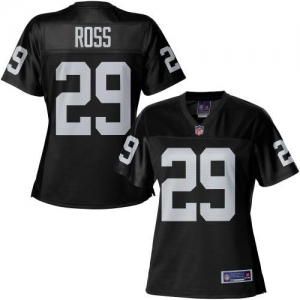 Pro Line Women's Oakland Raiders Brandian Ross Team Color Jersey