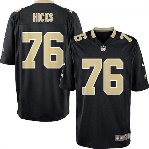 Nike Akiem Hicks New Orleans Saints Youth Game Jersey - Black