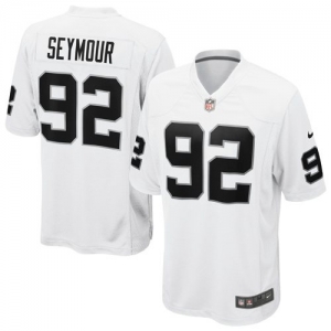 Nike Richard Seymour Oakland Raiders Game Jersey - White