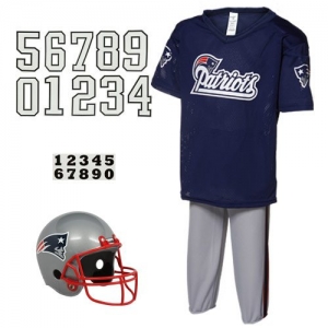 New England Patriots Navy Blue Youth Deluxe Team Uniform Set