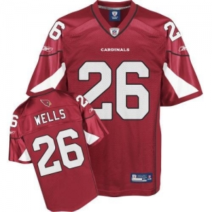 Reebok Chris Wells Arizona Cardinals Replica Jersey - Cardinal R