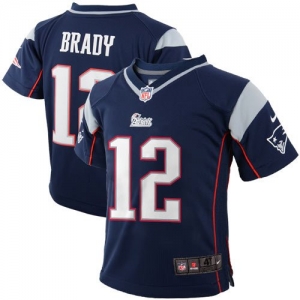 Nike Tom Brady New England Patriots Toddler Game Jersey - Navy B