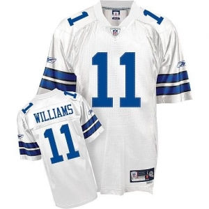 Reebok Dallas Cowboys Roy Williams Premier Jersey - White