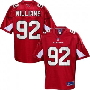 Pro Line Men's Arizona Cardinals Dan Williams Team Color Jersey