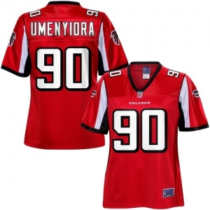 Pro Line Women's Atlanta Falcons Osi Umenyiora Team Color Jersey