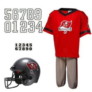 Tampa Bay Buccaneers Youth Red Deluxe Team Uniform Set