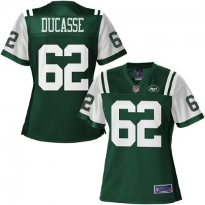 Pro Line Women's New York Jets Vladimir Ducasse Team Color Jerse