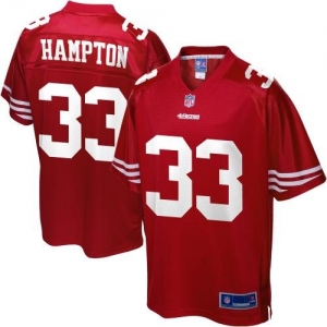 Pro Line Men's San Francisco 49ers Jewel Hampton Team Color Jers