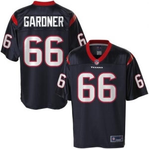 Pro Line Men's Houston Texans Andrew Gardner Team Color Jersey