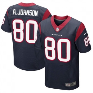 Nike Andre Johnson Houston Texans Elite Jersey - Navy Blue