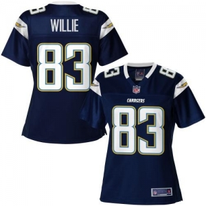 Pro Line Women's San Diego Chargers Mike Willie Team Color Jerse