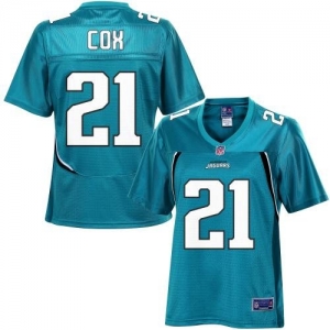 Pro Line Women's Jacksonville Jaguars Derek Cox Team Color Jerse