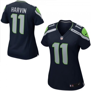 Nike Percy Harvin Seattle Seahawks Ladies Game Jersey - College