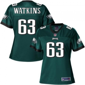 Pro Line Women's Philadelphia Eagles Danny Watkins Team Color Je