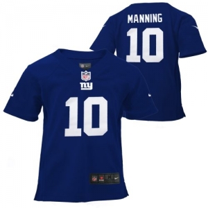 Nike New York Giants Eli Manning Toddler Game Team Color Jersey