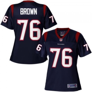 Pro Line Women's Houston Texans Duane Brown Team Color Jersey