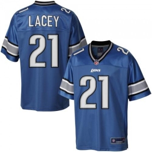 Pro Line Men's Detroit Lions Jacob Lacey Team Color Jersey