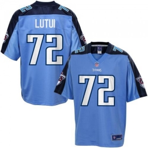 Pro Line Men's Tennessee Titans Deuce Lutui Team Color Jersey