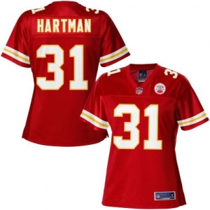 Pro Line Women's Kansas City Chiefs Tysyn Hartman Team Color Jer