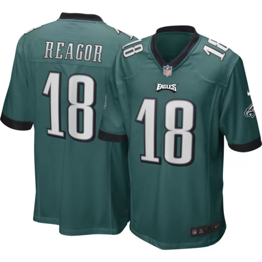 Nike Men's Philadelphia Eagles Jalen Reagor #18 Green Game Jerse