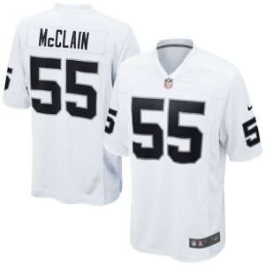 Nike Rolando McClain Oakland Raiders Game Jersey - Whie