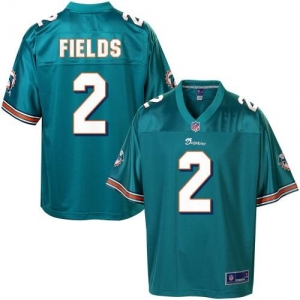 Pro Line Men's Miami Dolphins Brandon Fields Team Color Jersey