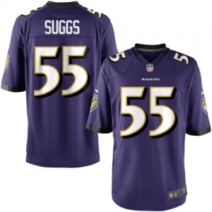 Nike Youth Baltimore Ravens Terrell Suggs Team Color Game Jersey