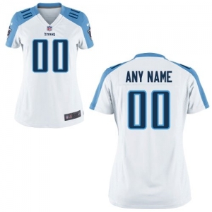 Nike Women's Tennessee Titans Customized White Game Jersey