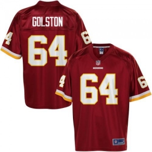 Pro Line Men's Washington Redskins Kedric Golston Team Color Jer