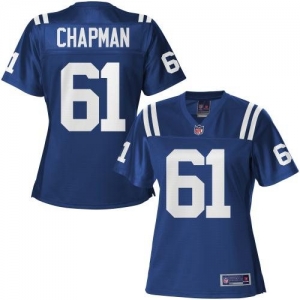 Pro Line Women's Indianapolis Colts Josh Chapman Team Color Jers