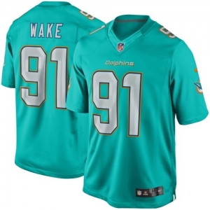 Nike Cameron Wake Miami Dolphins The Limited Jersey - Aqua