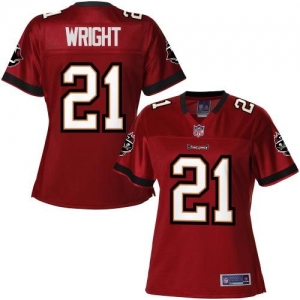 Pro Line Women's Tampa Bay Buccaneers Eric Wright Team Color Jer